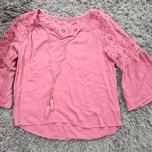 Bell Sleeve Peasant Top